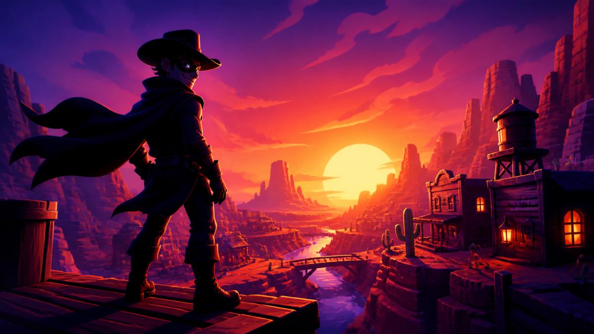 Ilustração editorial de Wild Bandito